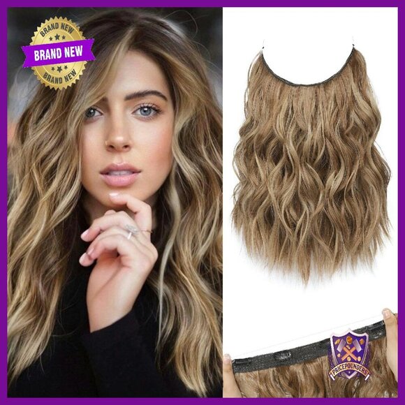 12-Inch Invisible Wire Hair Extensions with Thinner Softer Lace Weft main image 6